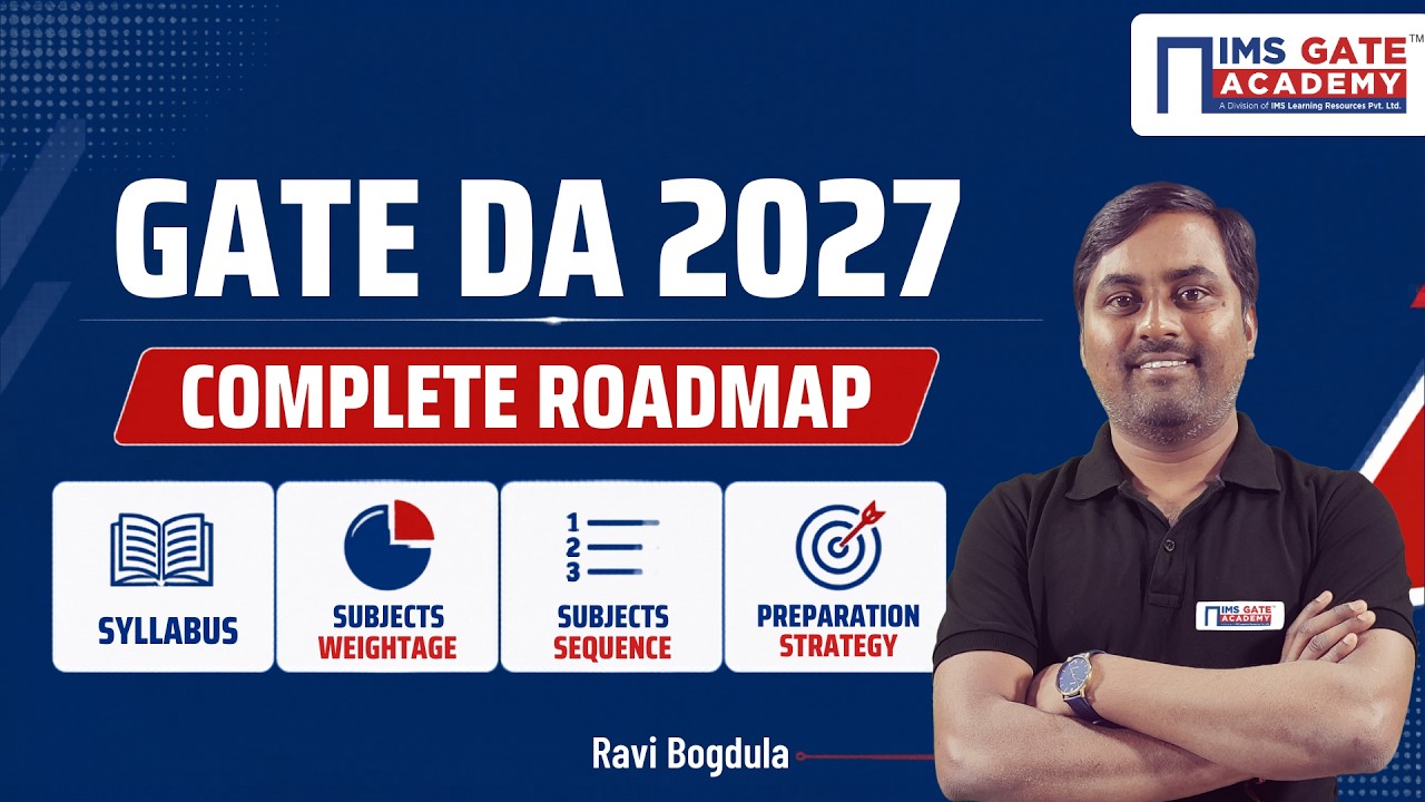 Стратегия подготовки к GATE DA 2027: Полный 7-месячный план обучения для получения более 80 балло...