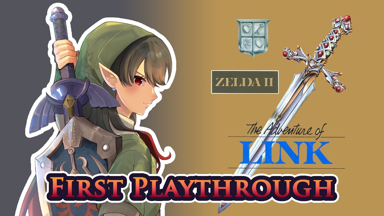 Zelda II — The Adventure of SUFFERING (First Playthrough) [Live