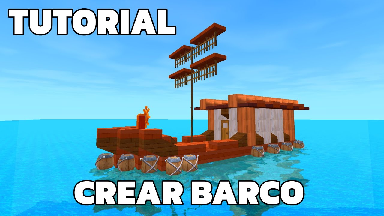 Como hacer tus BARCOS Personalizados en Mini World | Tutorial