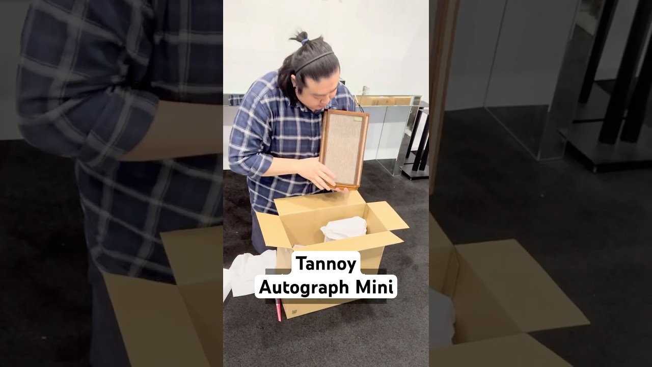 Unboxing of Tannoy Autograph Mini #unboxing #TimelessSound #tannoy #Tannoy #autographmini #shorts