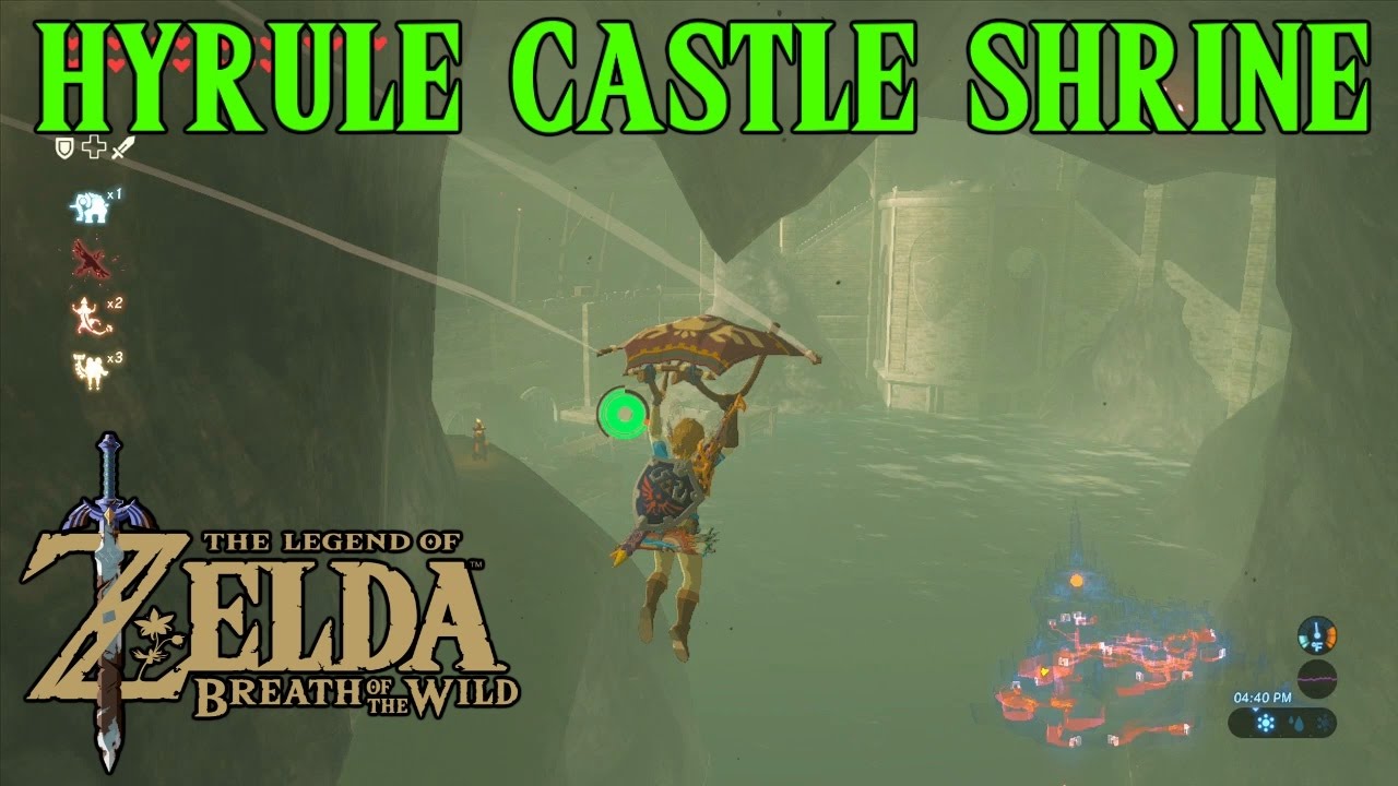 Zelda Breath Of The Wild Playthrough: Hyrule Castle Shrine, Saas Ko'sah Shrine