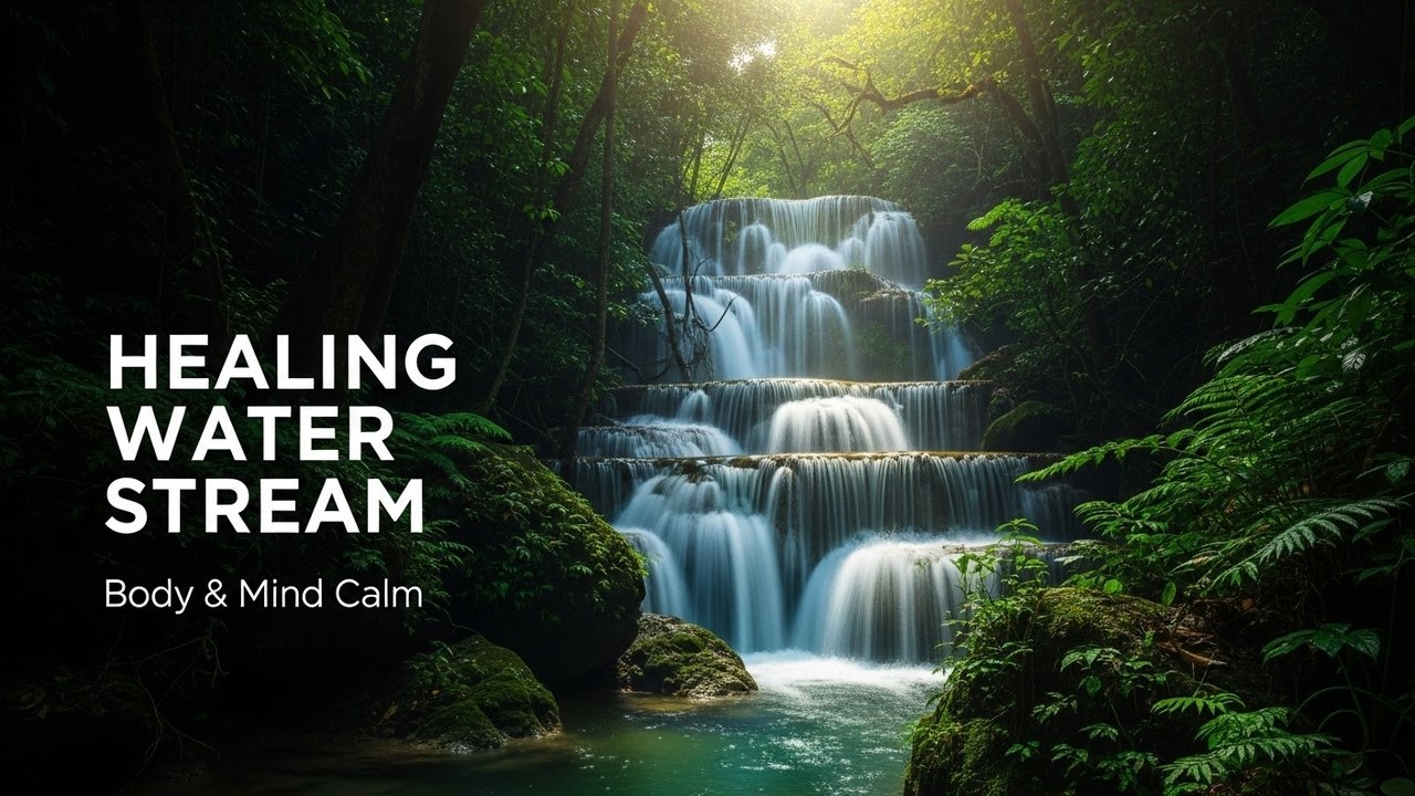 Gentle Forest Ambience with Relaxing Stream Sounds for Sleep Study Meditation and Inner Peace