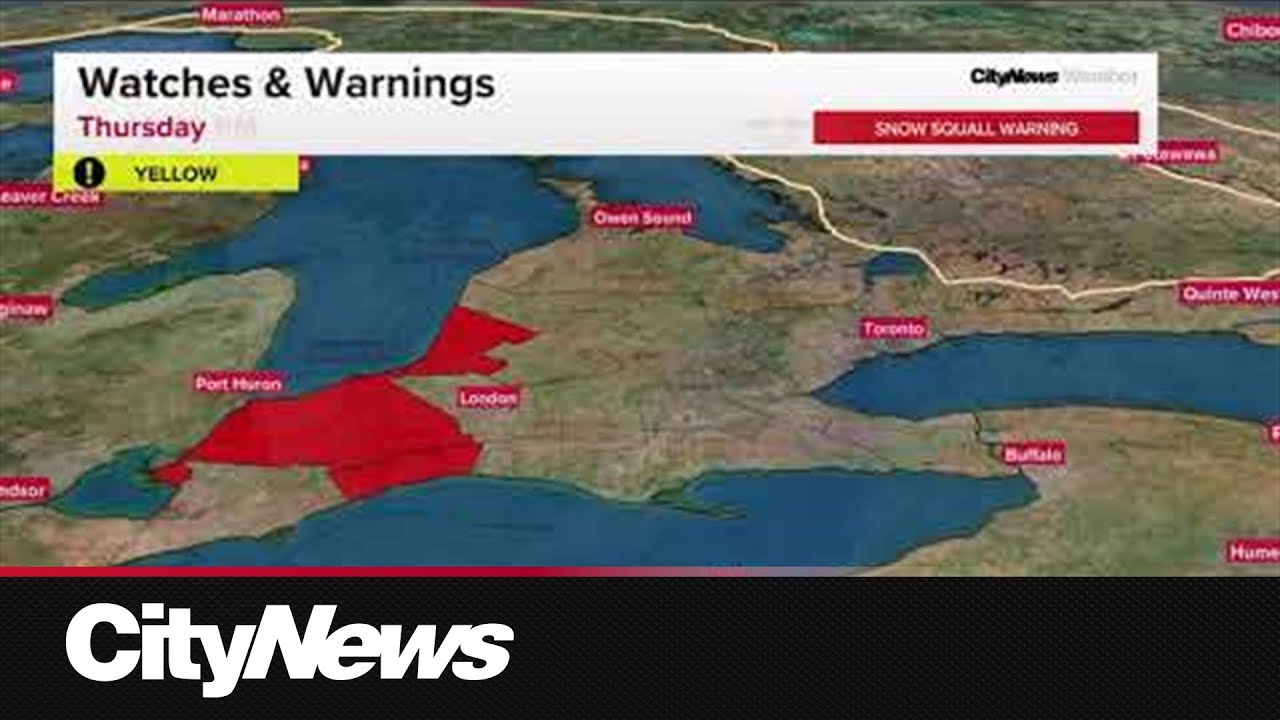 GTA snowstorm: Here are the regions that could face the most snow