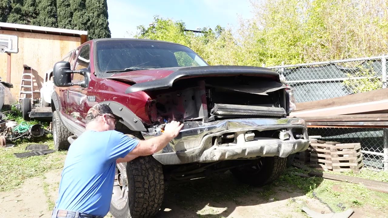Day 1 Tear Down - Unbolt bumper