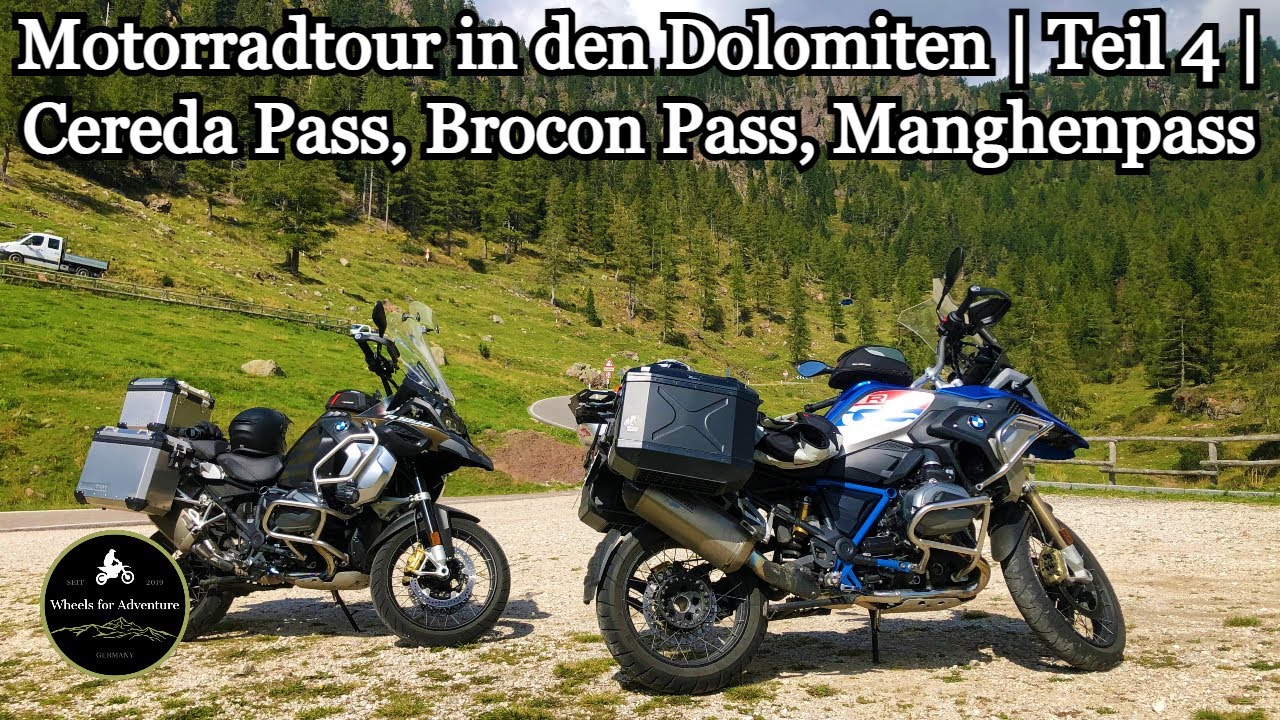 MOTORRADREISE DOLOMITEN | TEIL 4 | Cereda Pass, Brocon Pass, Manghenpass | BMW R1250GS