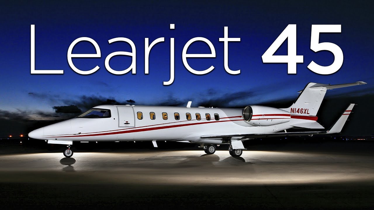 LearJet 45: un avión ejecutivo popular