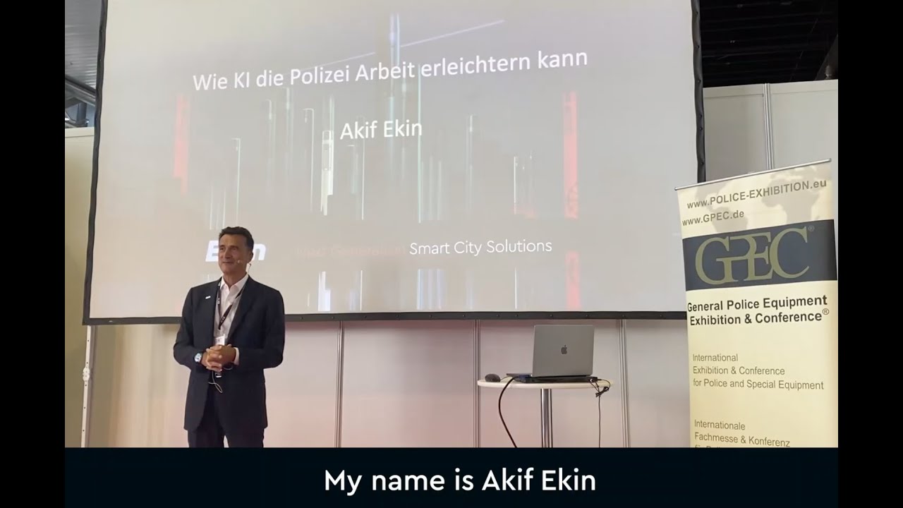 Akif Ekin - Wie KI die Polizei Arbeit Erleichtern Kann - GPEC'22