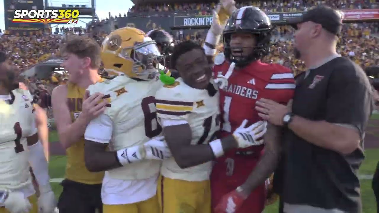 Футбольная команда ASU обыгрывает команду Texas Tech под номером 7 в Темпе