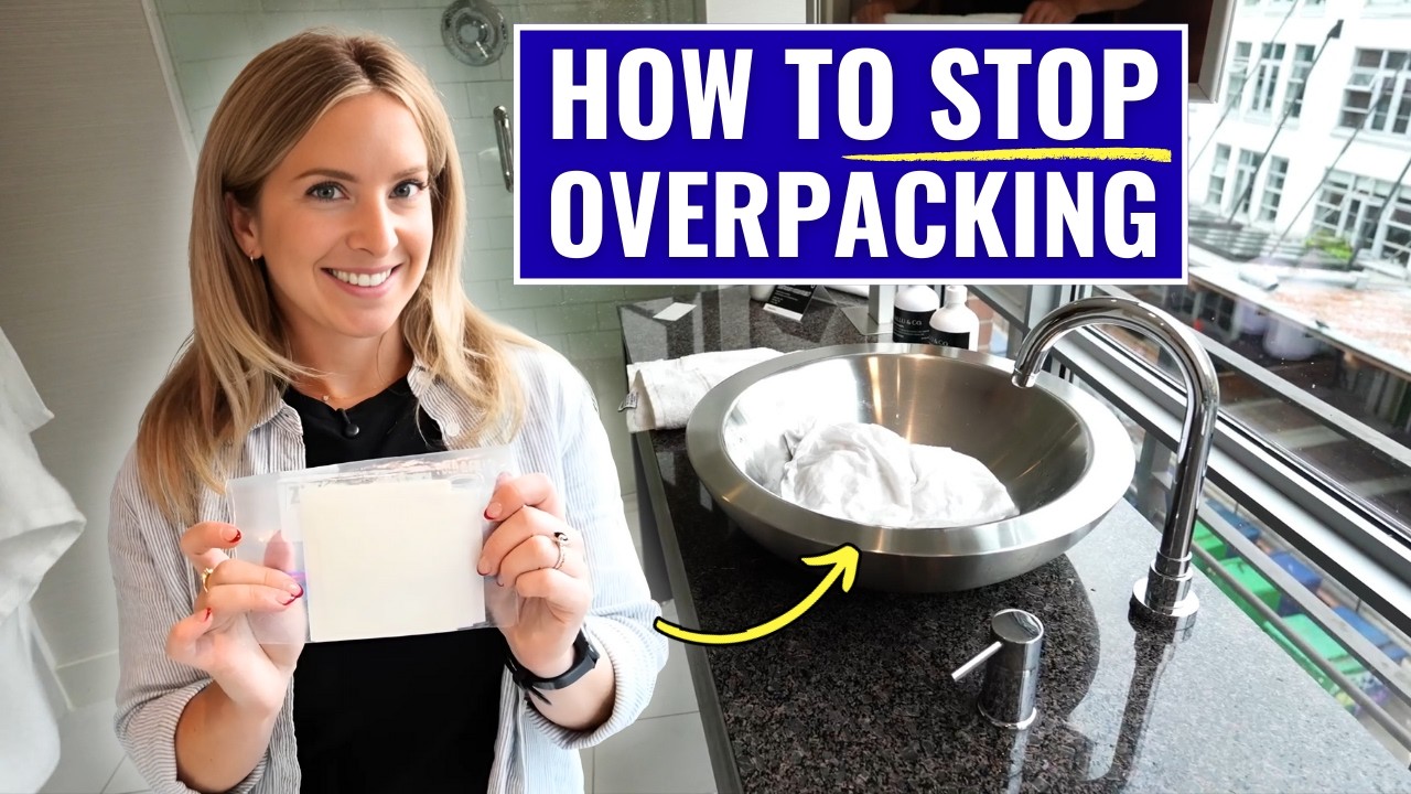 How to Do Laundry in Your Hotel Room When You Travel (Carry-on Travel Packing Tips)
