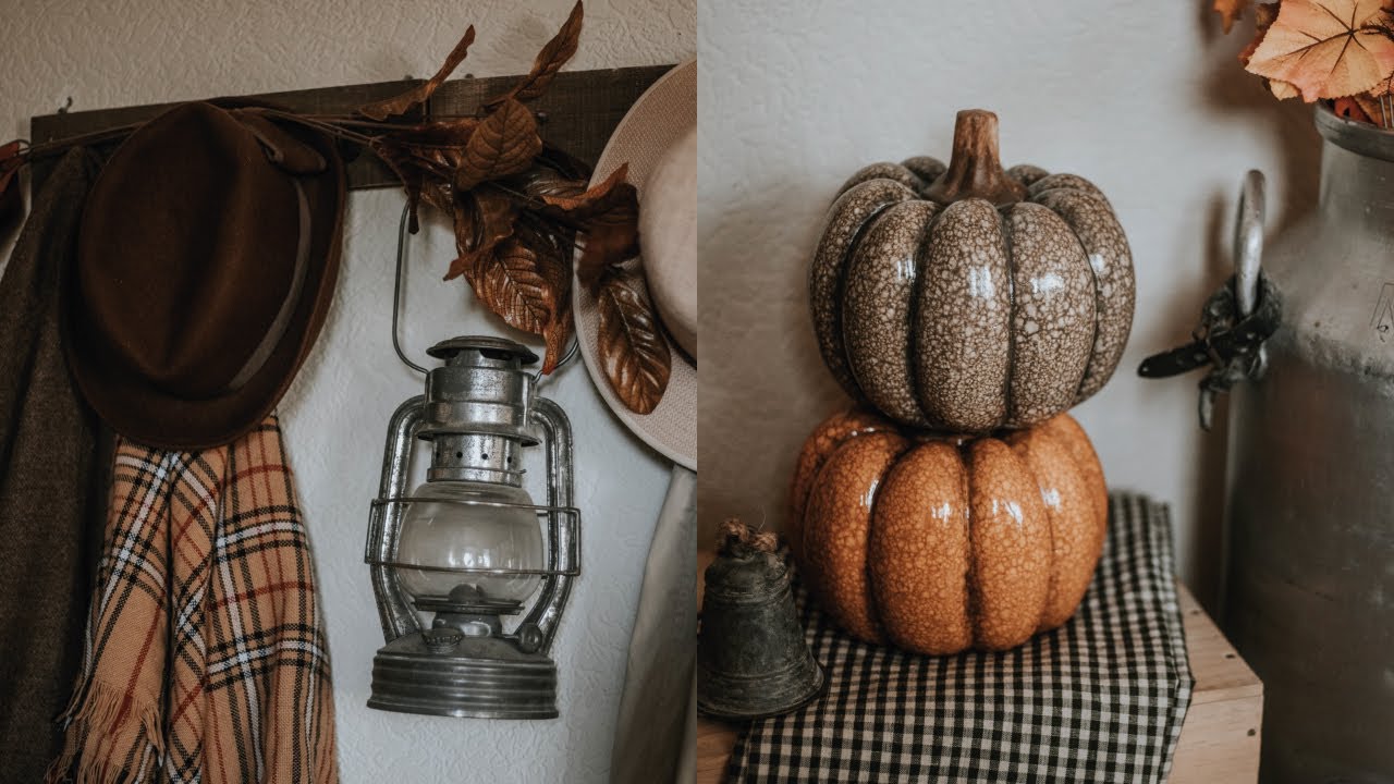 Décoration d'automne cosy et simple || DIY + idées déco cheminée