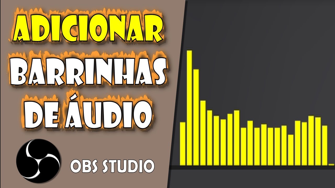 Como Colocar BARRINHAS de ÁUDIO no OBS Studio - Spectrum de Áudio