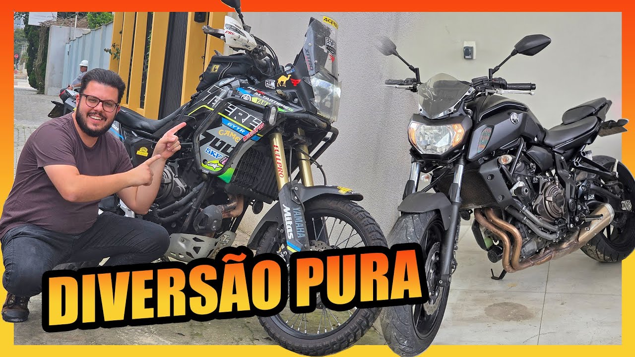 AS MOTOS MAIS DIVERTIDAS DA YAMAHA QUE JÁ TESTAMOS *TENERE 700 E MT-07*