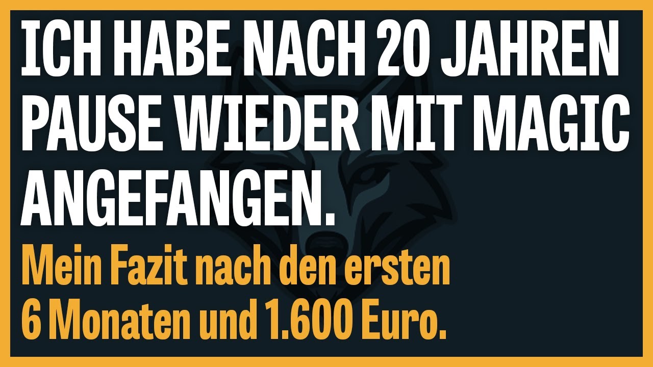Magic the Gathering: Wiedereinstieg nach 20 Jahren - mein Fazit nach den ersten sech Monaten
