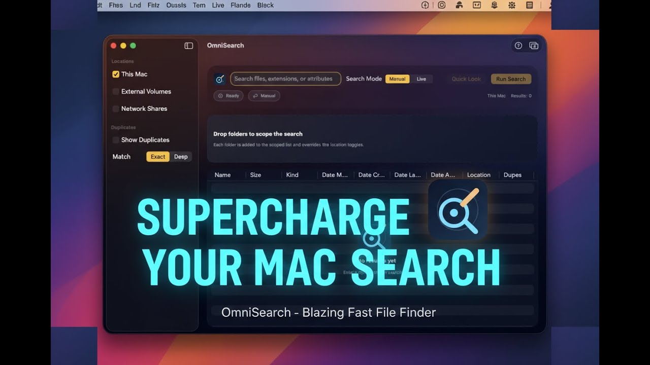 OmniSearch &mdash; универсальный инструмент для поиска файлов в MacOS 14+