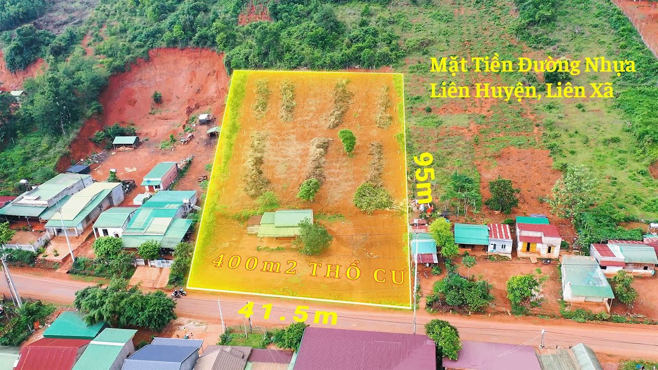 Đất Đăk Song Đak Nông: Hơn 40m Mặt Tiền Đường Liên Huyện Liên Xã | Mua Bán Nhà Đất Đắk Song Đắk Nông
