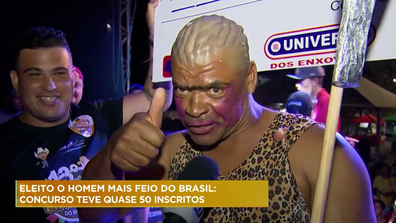 Homem mais feio do Brasil é eleito em Contagem na Grande BH