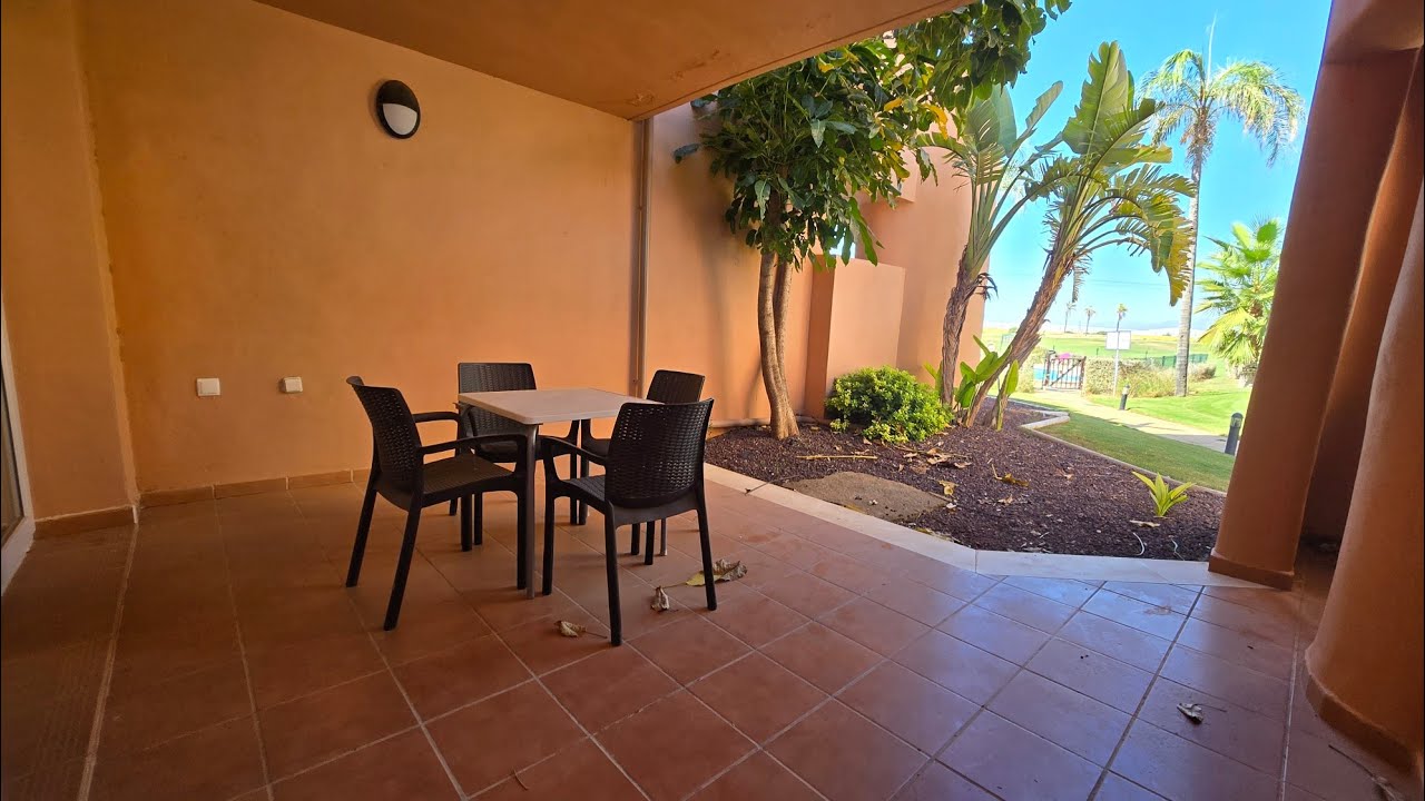 Mar Menor Golf, Ground Floor 1 Bed 1 Bath Apartment Onto Swimming Pool And Golf,  115,000€  (MM3092)