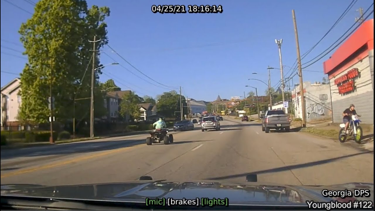 GSP Shuts Down ATV Take Over | Suspect on Four Wheeler Thinks He Can Get Away
