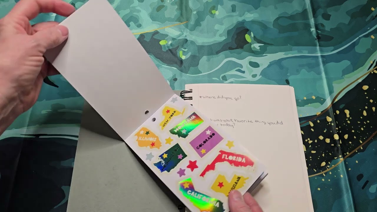 Kids travel journal