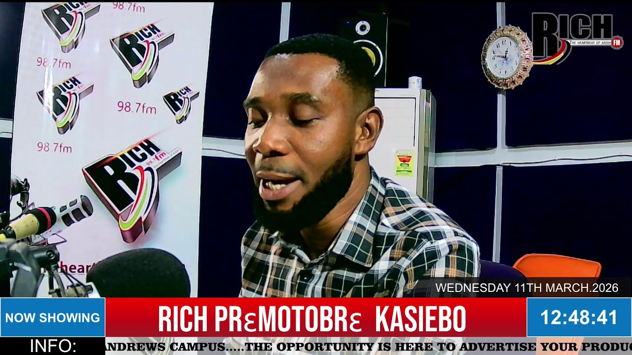 RICH PRɛMOTOBrɛ  KASIEBO .11/03/2026.(((((LIVE)))))ON 98.7.