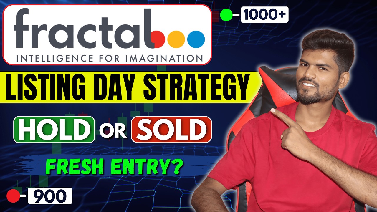 Fractal IPO Listing Day Strategy 🔥 | Hold or Sell? | Fresh Entry?