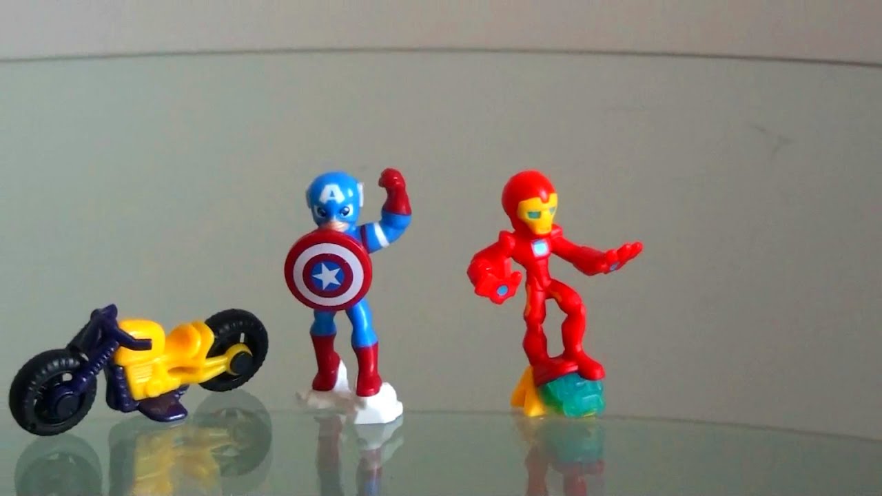 new Kinder surprise eggs marvel unwrapping