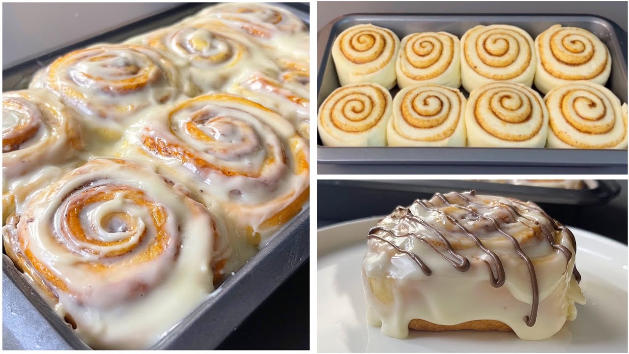 Cinnamon Rolls - Quick & Easy Homemade Cinnamon Rolls Recipe Soft and fluffy
