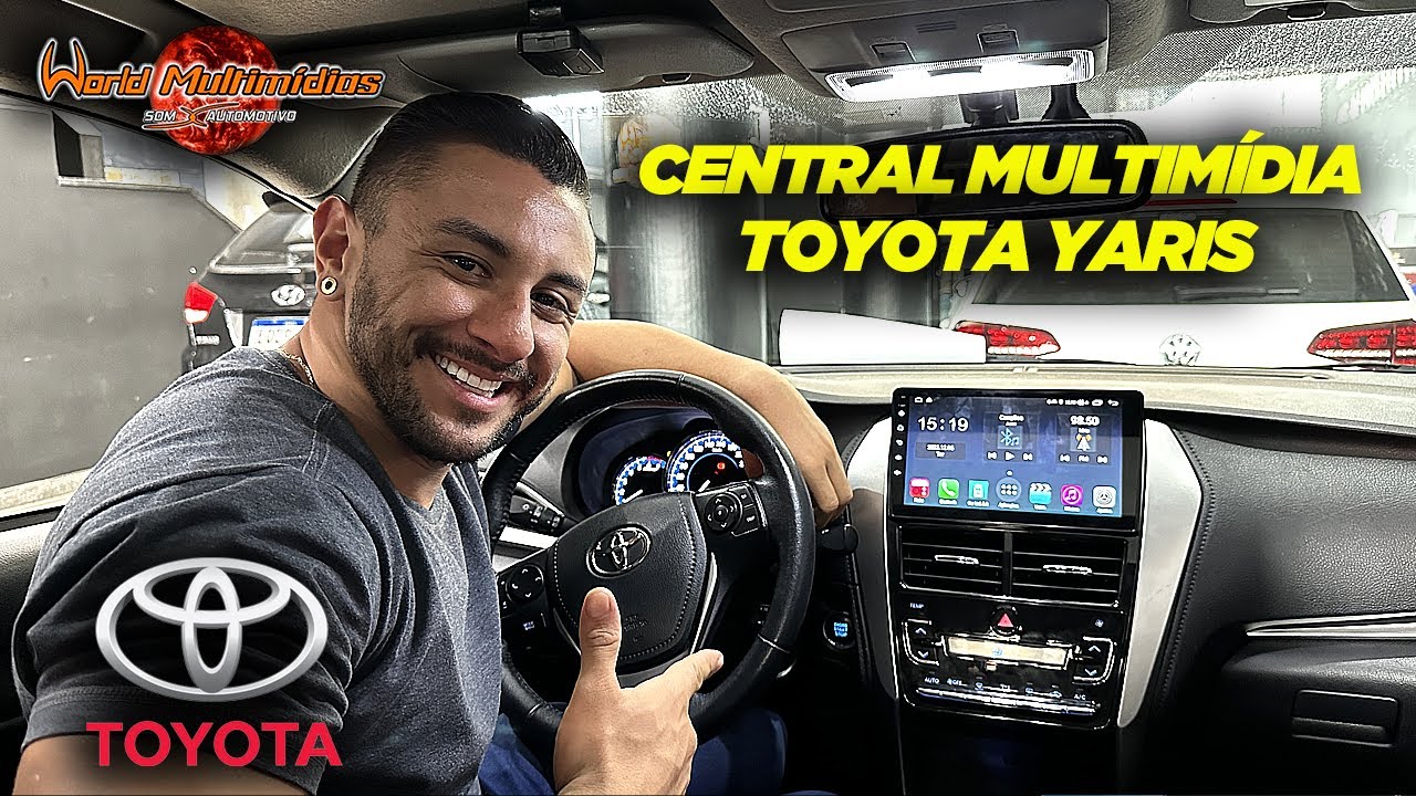 CENTRAL MULTIMÍDIA TOYOTA YARIS - WORLD MULTIMÍDIAS