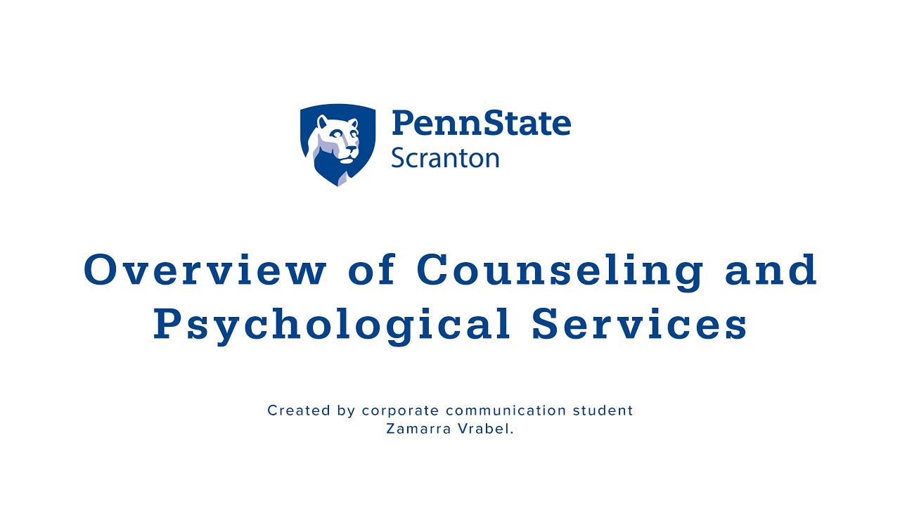 Overview of Mental Health Resources at Penn State Scranton
