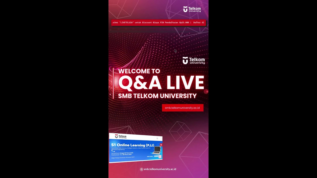 SMB Telkom University Live Stream
