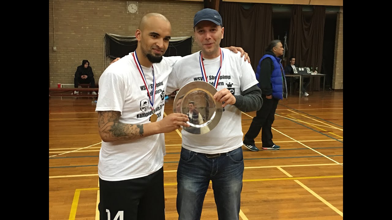 Memorabele avond 8 april 2016: Kampioenswedstrijd Amicitia/Bert Zeegers tegen WSV/Shoepimp