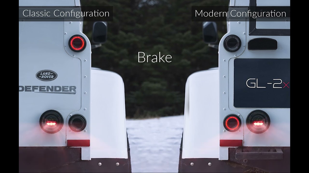 GLOHH L316 Defender Rear Lights - Modern vs Classic Configuation