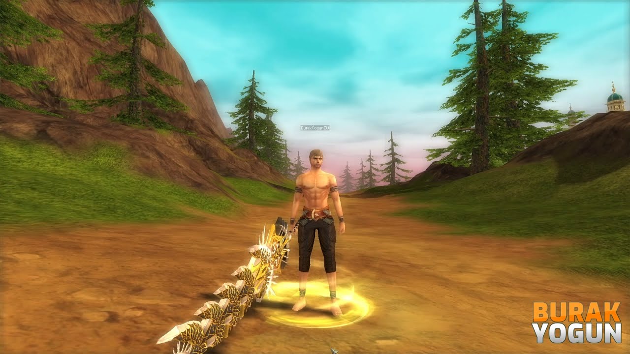 Silkroad Online - 21 Degree European Weapon & Shield Set