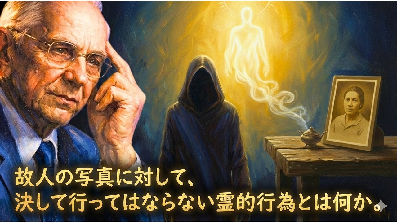 【衝撃】故人の写真で絶対にしてはいけないこと｜99%が知らない魂と死後の真実（エドガーケイシー）【霊界の秘密】【死後の世界】