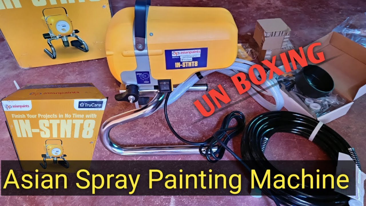 Asian Spray Paint Machine 👉UN BOXING 👈 IN-STNT8