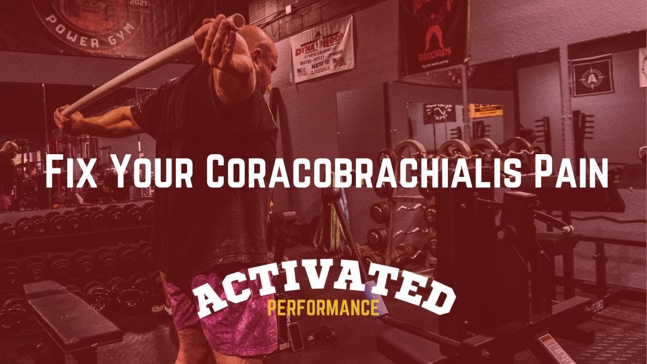 Fix Your Coracobrachialis Pain | SHOULDER PAIN | SQUAT | BENCHPRESS