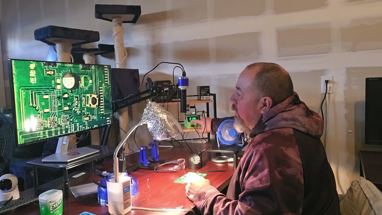 Soldering a push button with higher heat 