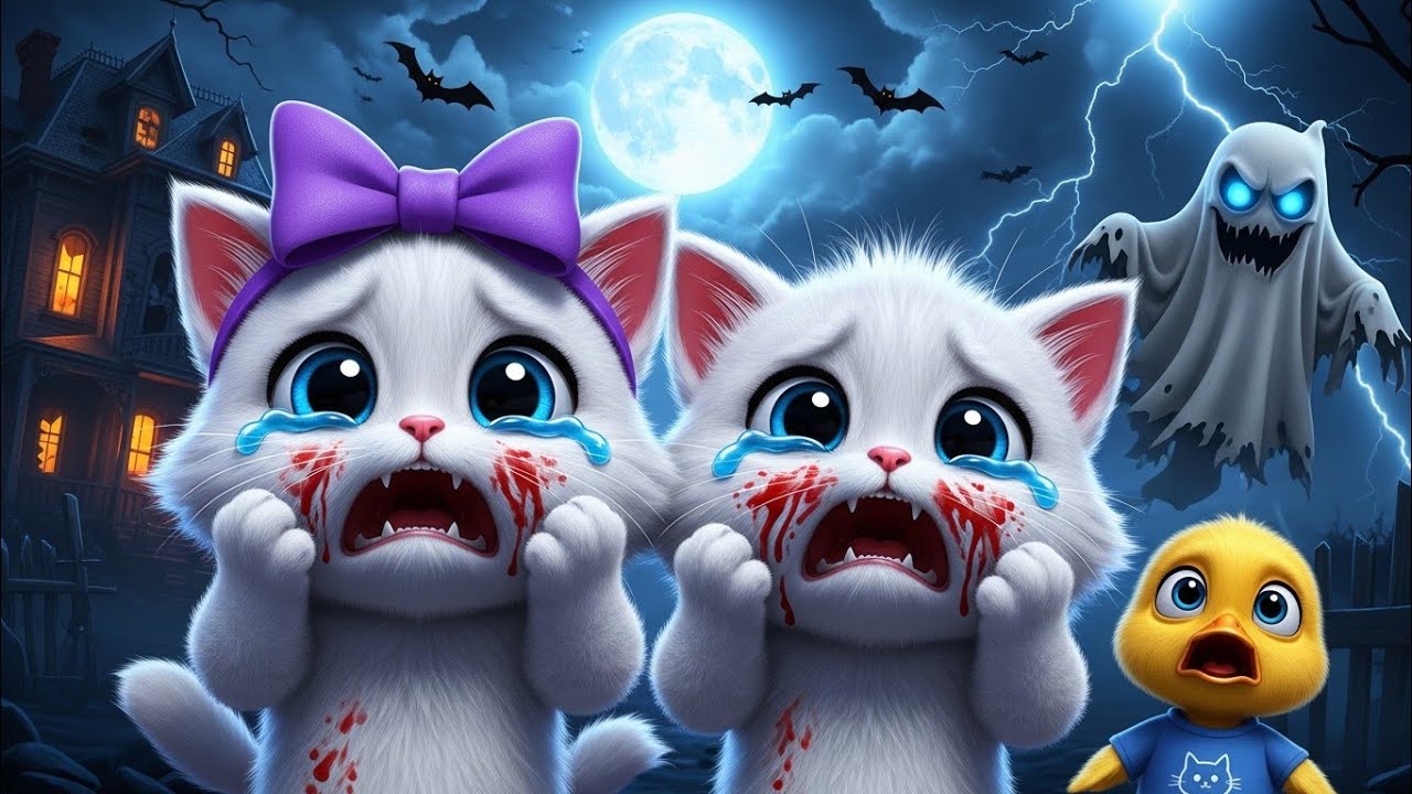 😱Bhoot Ne Chiku-Kittu Ko Kha Gaya!👻 | Bhoot Bhoot | Billi Ke Bache🐾