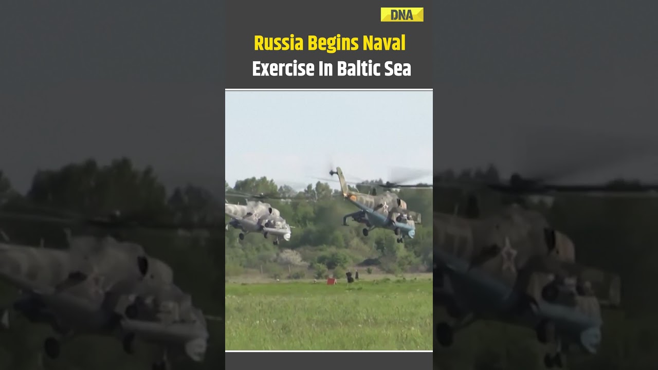 Russia Initiates Large-Scale Naval Exercises In Baltic Sea Amid Regional Tension #russiaukrainewar