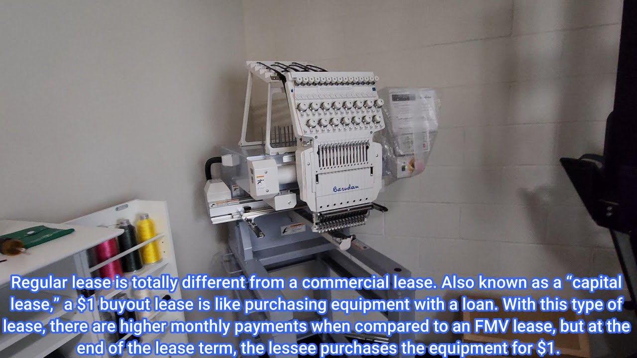 Barudan Embroidery Machine Set up #2