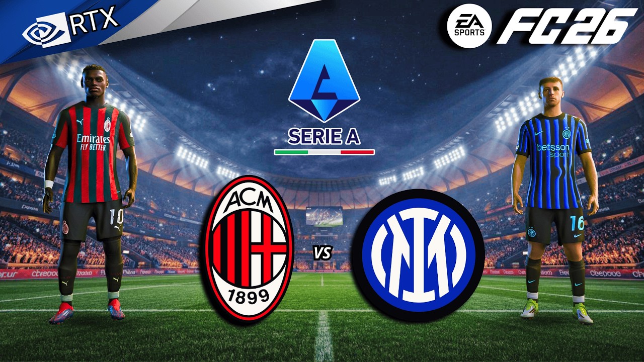 FC 26 - Milan vs Inter Ft. Pulisic, Thuram | Serie A 25/26 Full Match | PC™ [4K60]