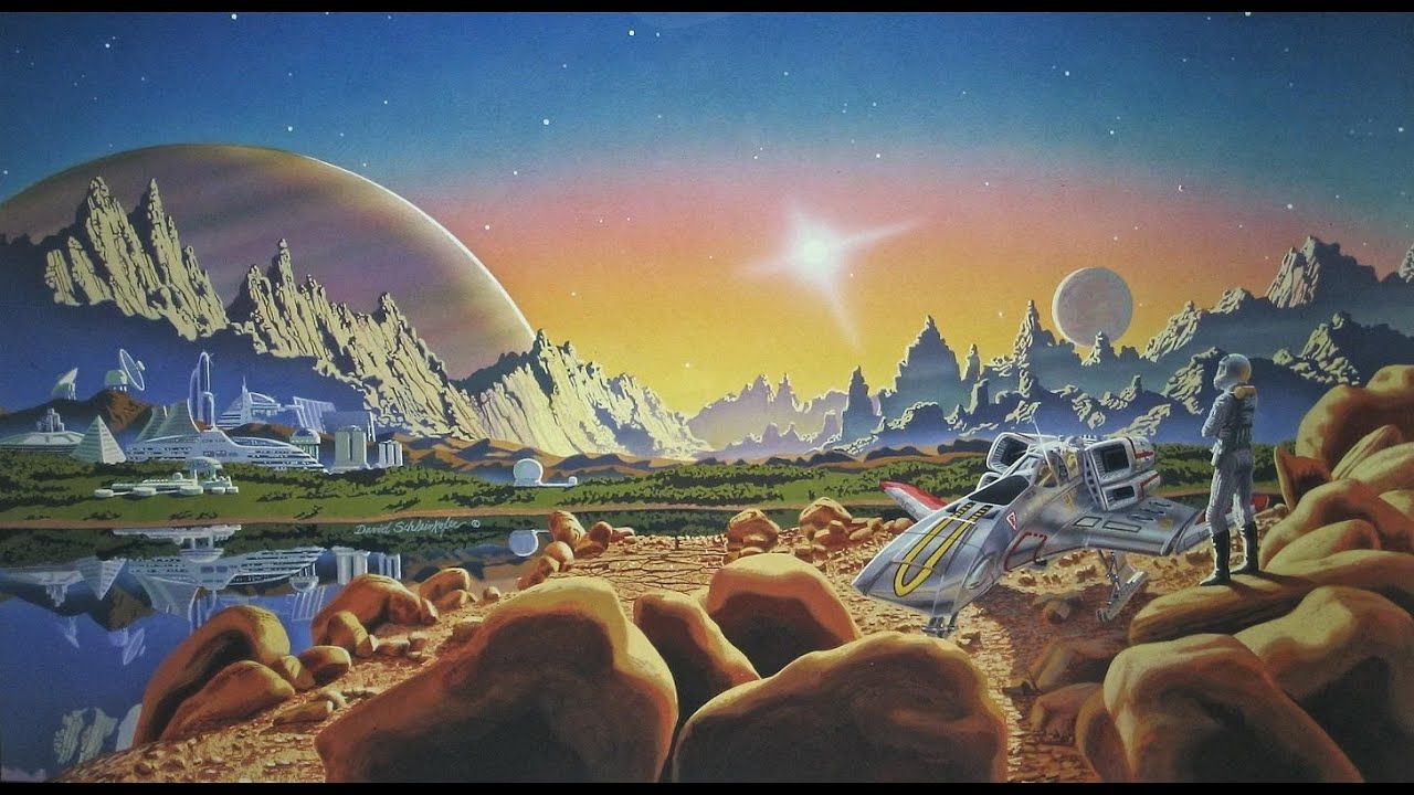 you travel to a city on a distant planet