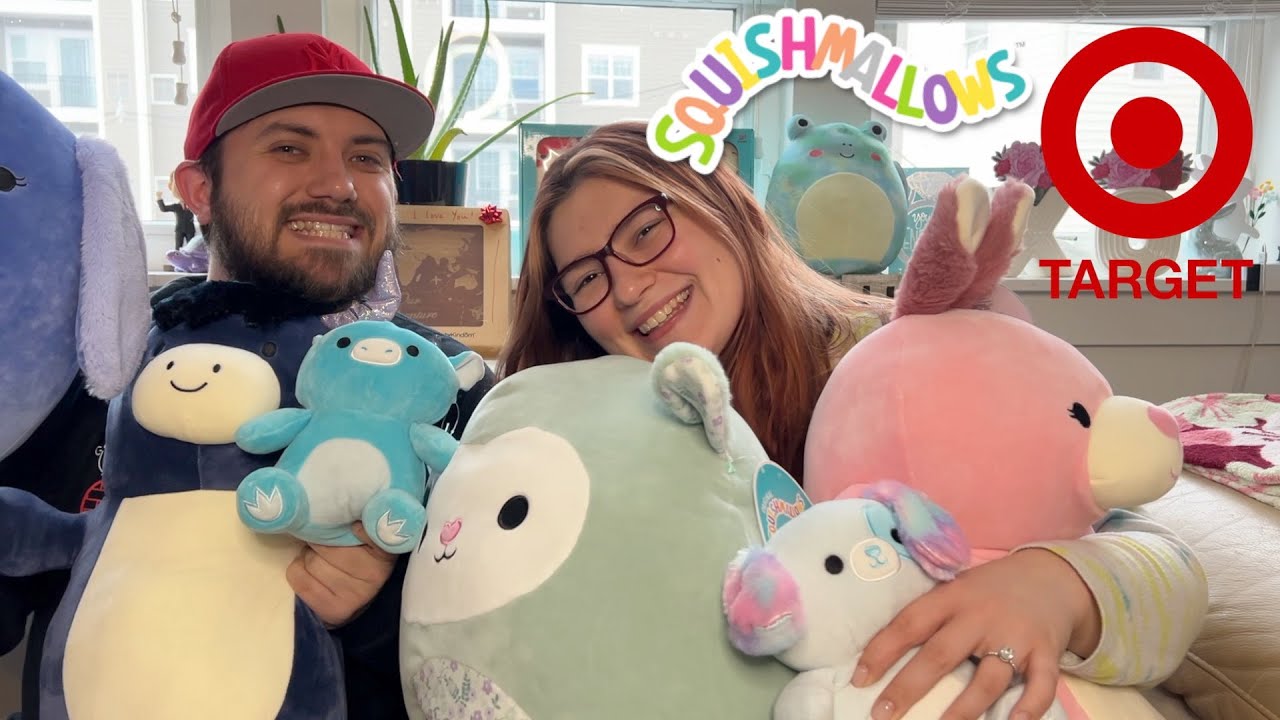 Easter Squishmallow Hunting at Target (Flower Belly Lamb & Hugmees!!!)
