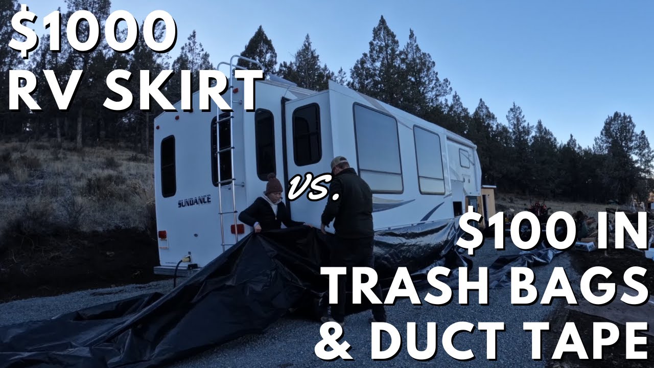 Cheap & Easy RV Skirt | S2 E14 | No More Frozen Water Pipes