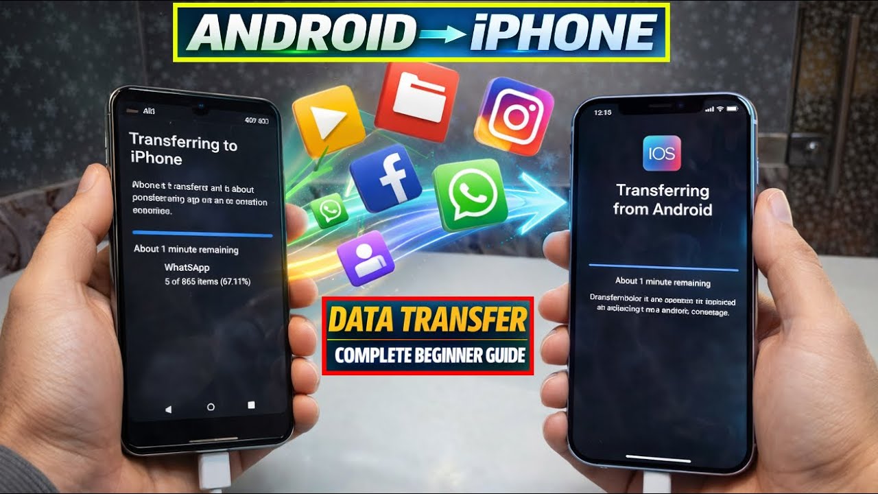 New iPhone User? Move Android Data to iPhone Without Losing Anything
