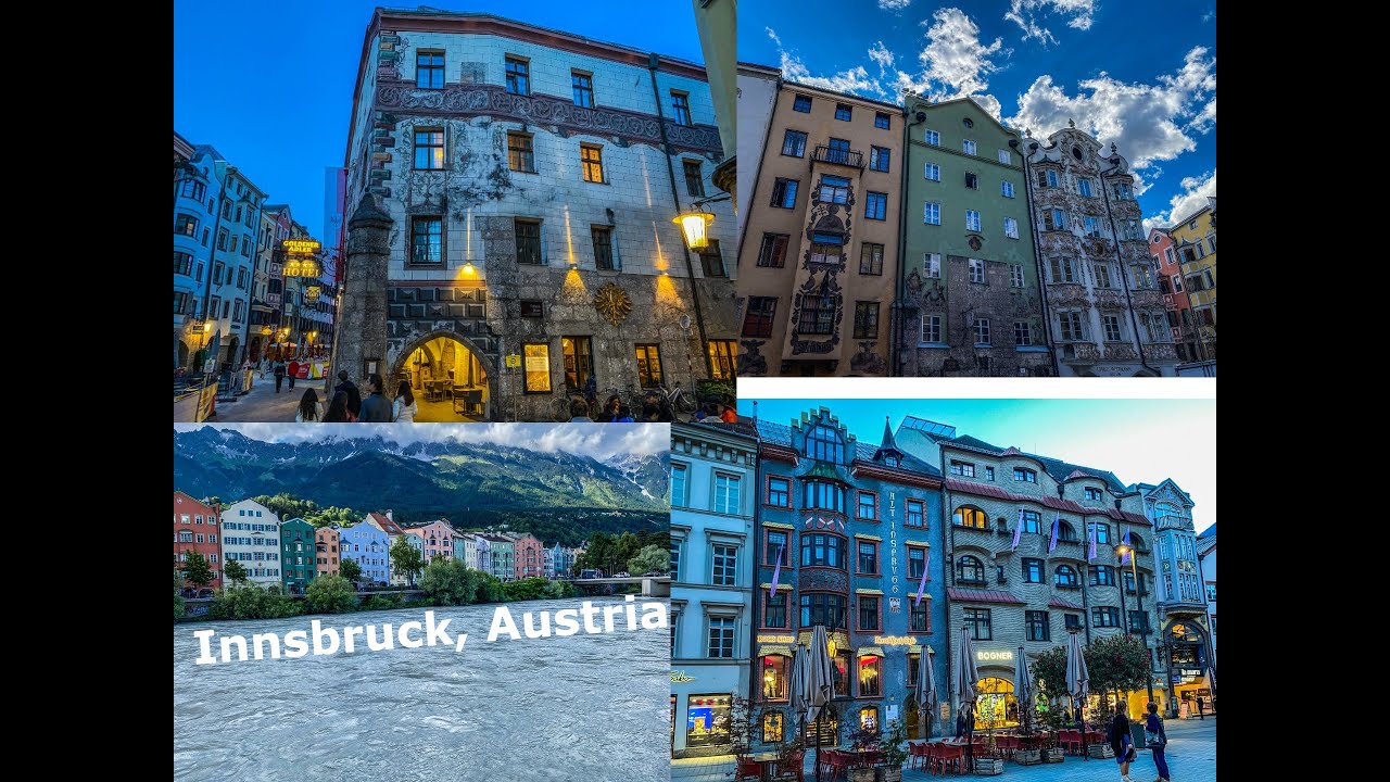 Innsbruck,Austria city walk (orginal sound)