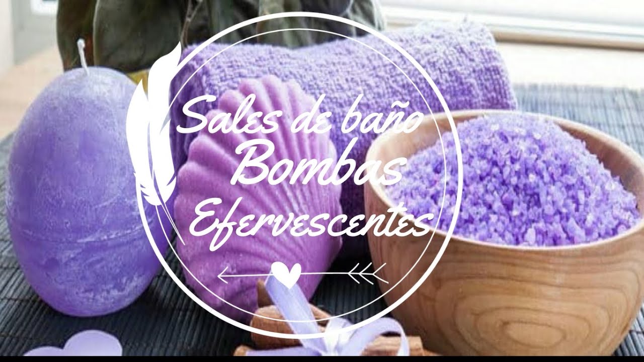 Bombas y sales de baño efervescente