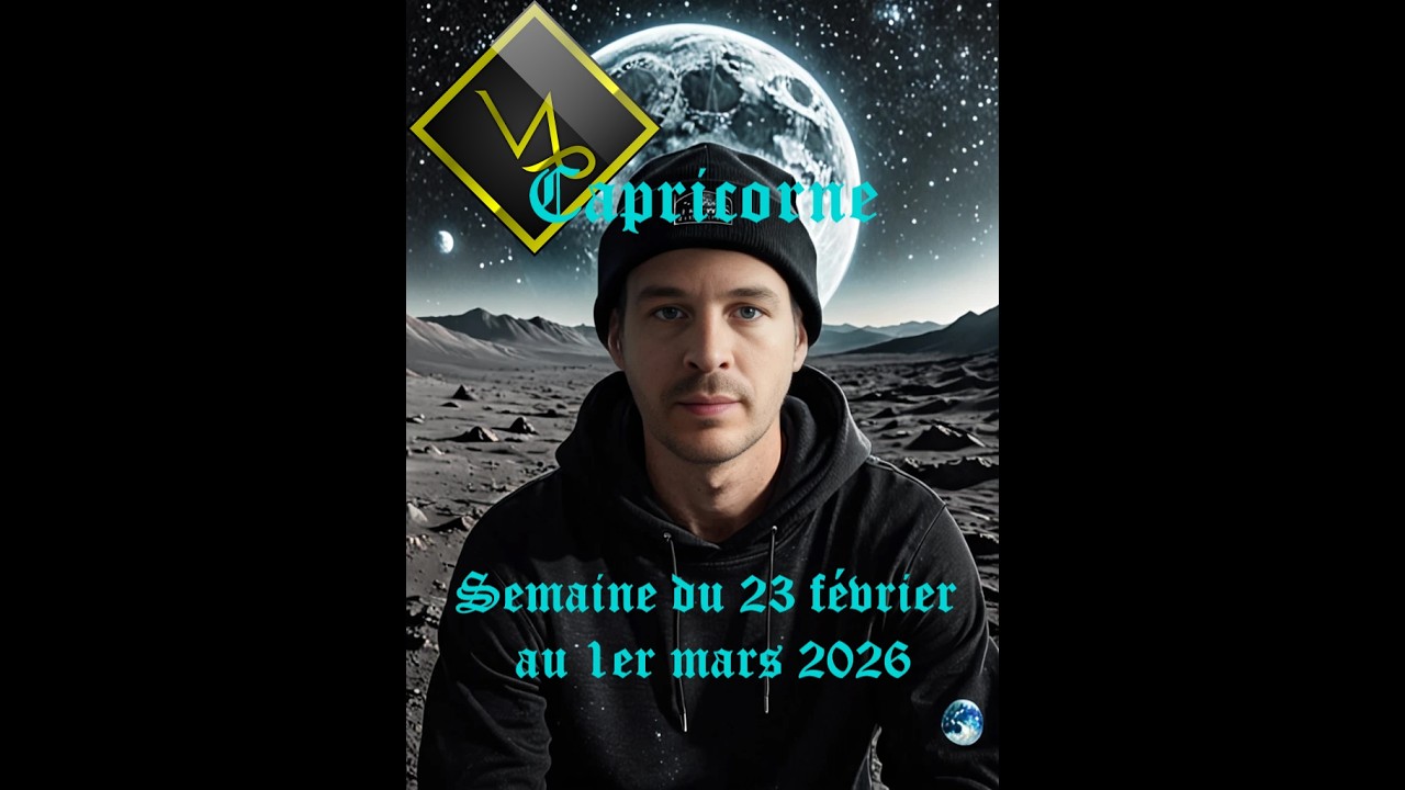 Capricorne 23 février au 1er mars 2026 - Les énergies vous poussent à prendre un nouveau départ