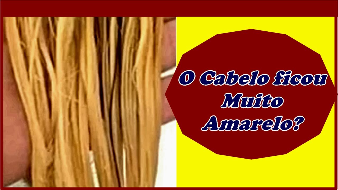 Como Tirar O Amarelo Após A Descoloração Do Cabelo