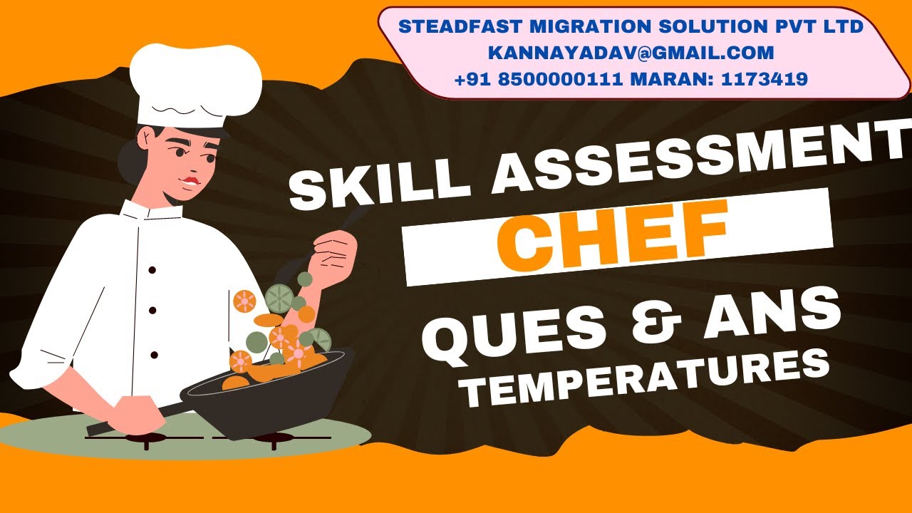 Most Commonly Asked Questions for a Skill Assessment Intw chef | Que&Ans | 